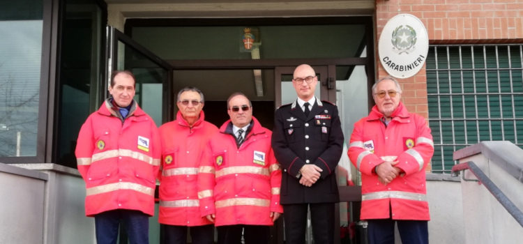 Gli auguri di Andromeda alla Compagnia Carabinieri di San Lazzaro di Savena (BO)